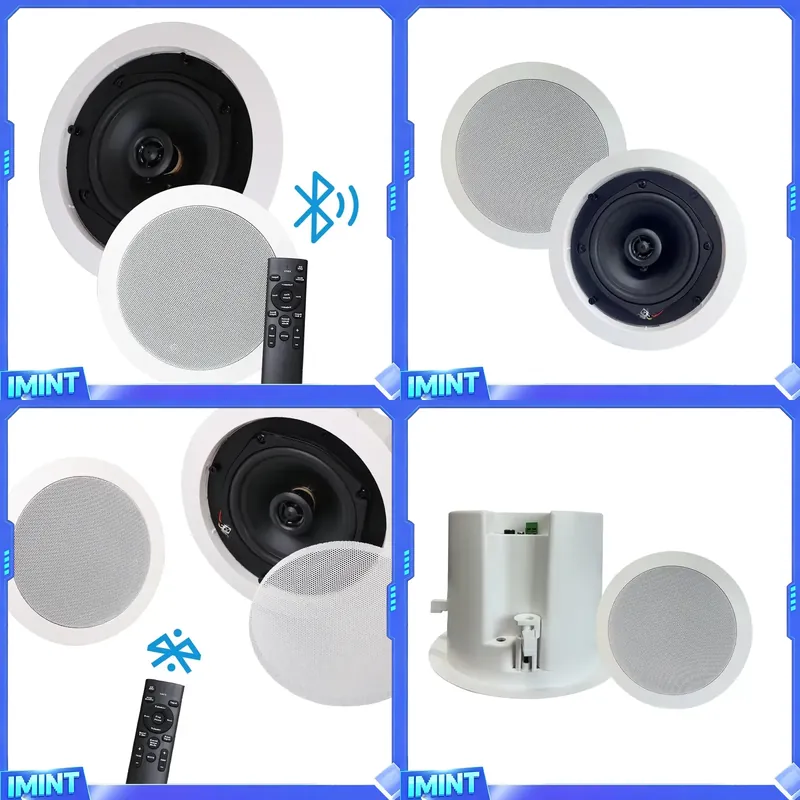 Home Cinema Wireless Speakers - Professionelle Kabellose 8-teilige Deckenlautsprecher Dual-Modus für