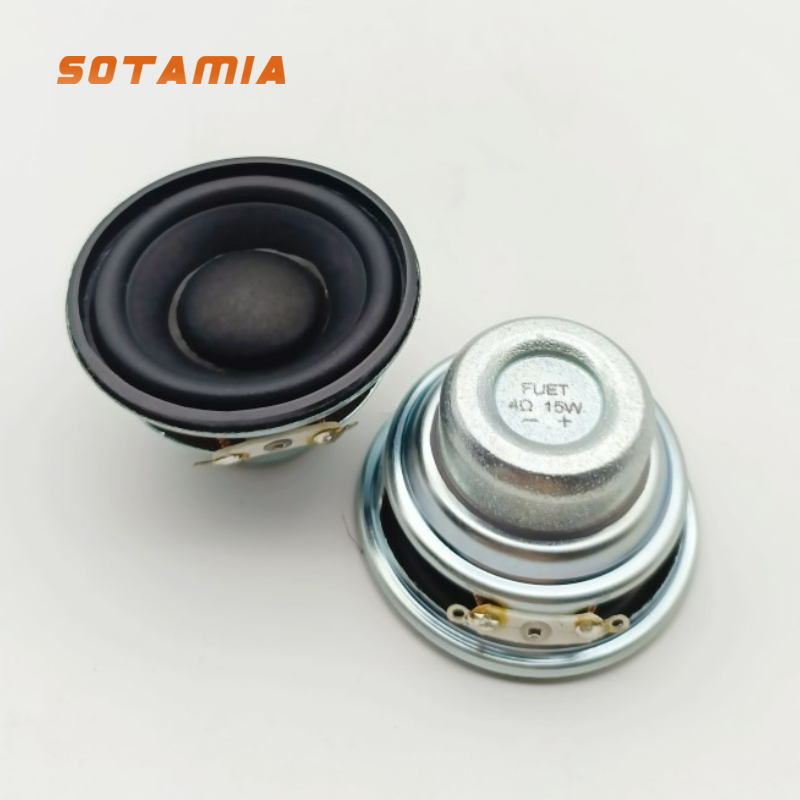 Home Cinema Wireless Speakers - SOTAMIA 2 Stück 50 mm Multimedia-Niederfrequenzlautsprecher