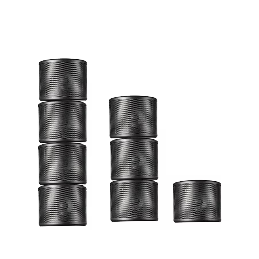 Home Cinema Speaker System - Professioneller Wandmontage-Surround-Lautsprecher Multifunktionales Kunststoff-Kino Passives Fullrange-Audiosystem