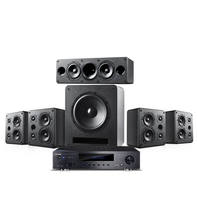 Home Cinema Speaker System - Neues H5 Heimkino-Audiokit, lackierte private Kinolautsprecher,