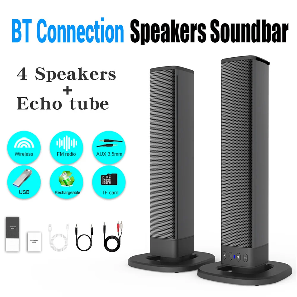 Drahtlose Bluetooth-TV-Soundba – Home Cinema Wireless Speakers Bewertung und Preis
