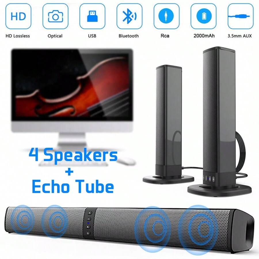 Bluetooth 5.0 Heimkino-Soundba – Home Cinema With Wireless Rear Speakers Bewertung und Preis