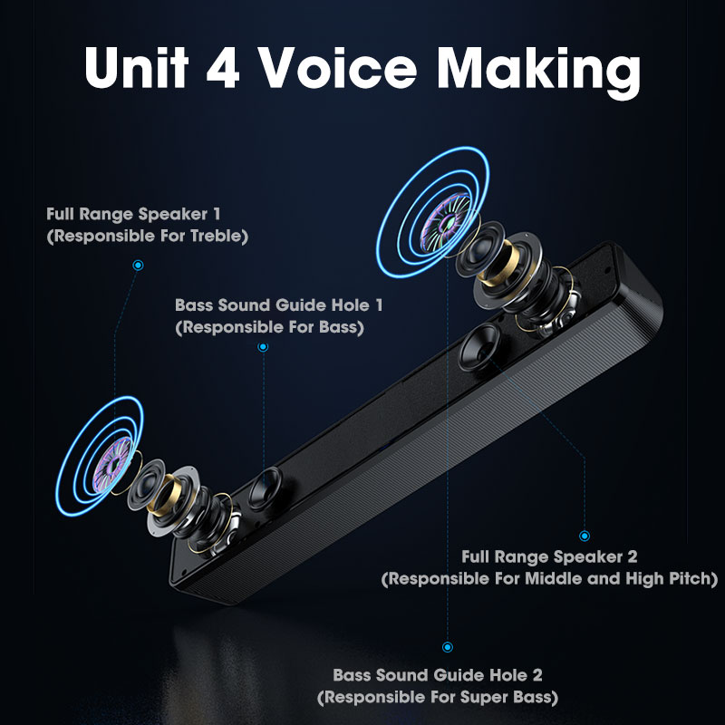 PC-Soundbar, kabelgebunden/kab – Home Cinema With Wireless Rear Speakers Bewertung und Preis