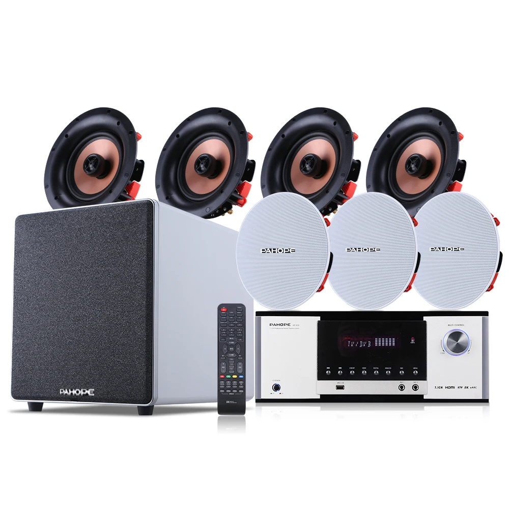 7.1 Heimkino-Deckenlautspreche – Home Cinema Speaker System Bewertung und Preis