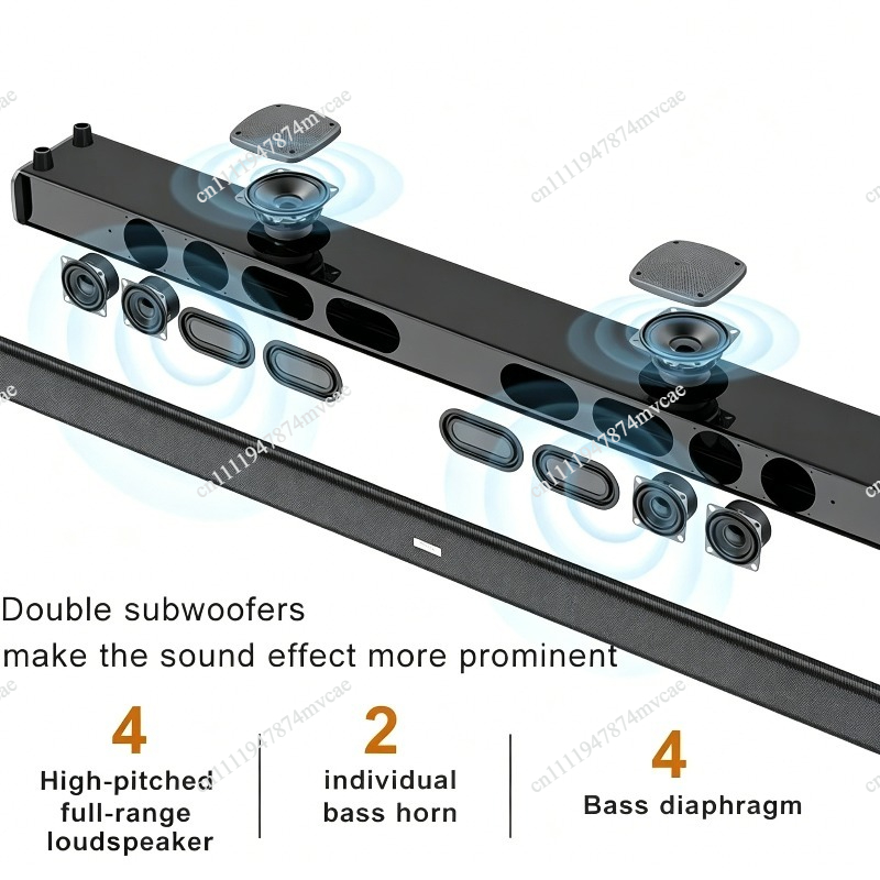 9D Stereo-Soundbar für Fernseh – Home Cinema Wireless Speakers Bewertung und Preis