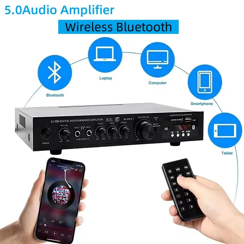 AV-369BT Bluetooth 5.1 Sound L – Home Cinema Speaker System Bewertung und Preis