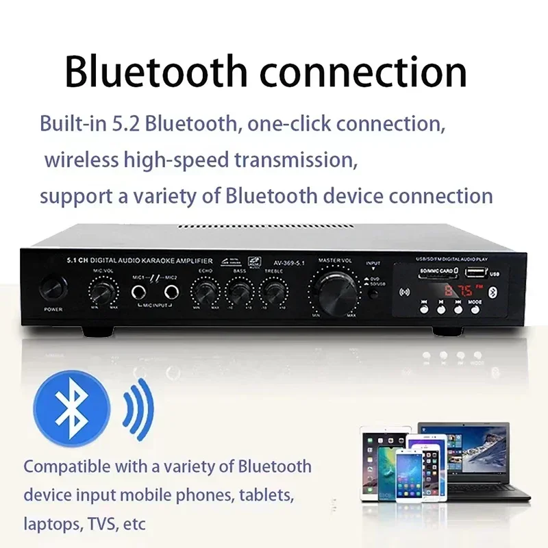AV-369BT Bluetooth 5.1 Sound L – Home Cinema Speaker System Bewertung und Preis