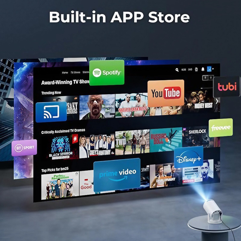 HY300Pro Tragbarer 4K HD Proje – Home Cinema In Bewertung und Preis