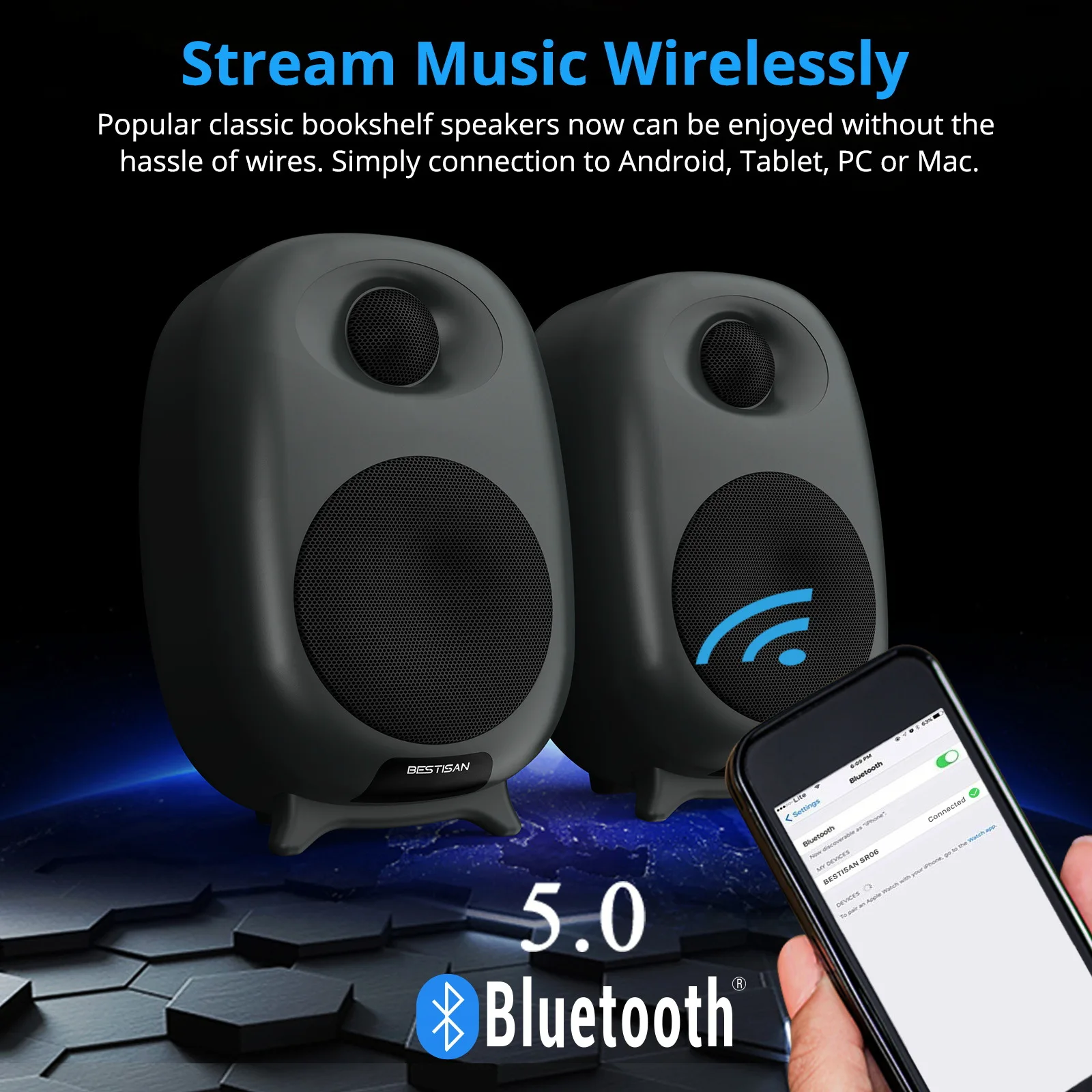 Bestisan SR06 80W Gaming Bluet – Home Cinema With Wireless Rear Speakers Bewertung und Preis