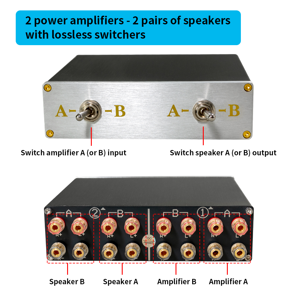 Lautsprecherschalter, 2 Ampere – Home Cinema Speaker System Bewertung und Preis
