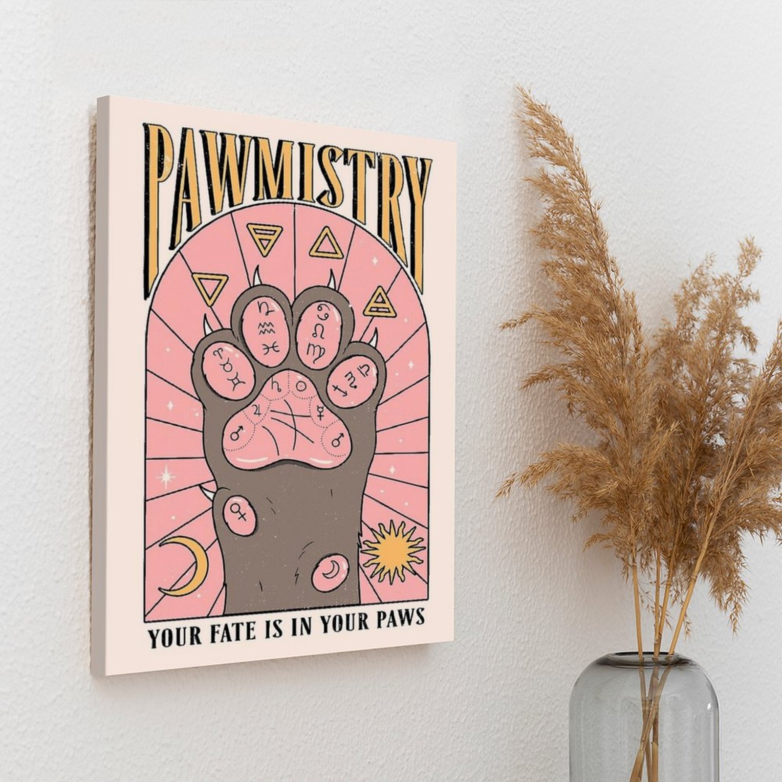Pawmistry Leinwandgemälde, Pos – Home Cinema In Bewertung und Preis